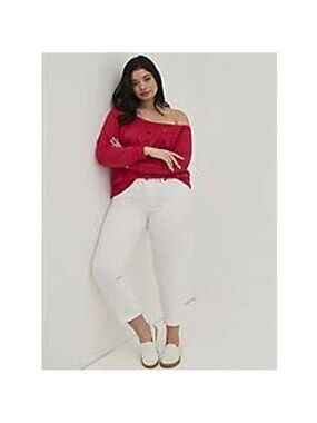 Torrid Magenta Off Shoulder Sweatshirt (Sz 1)